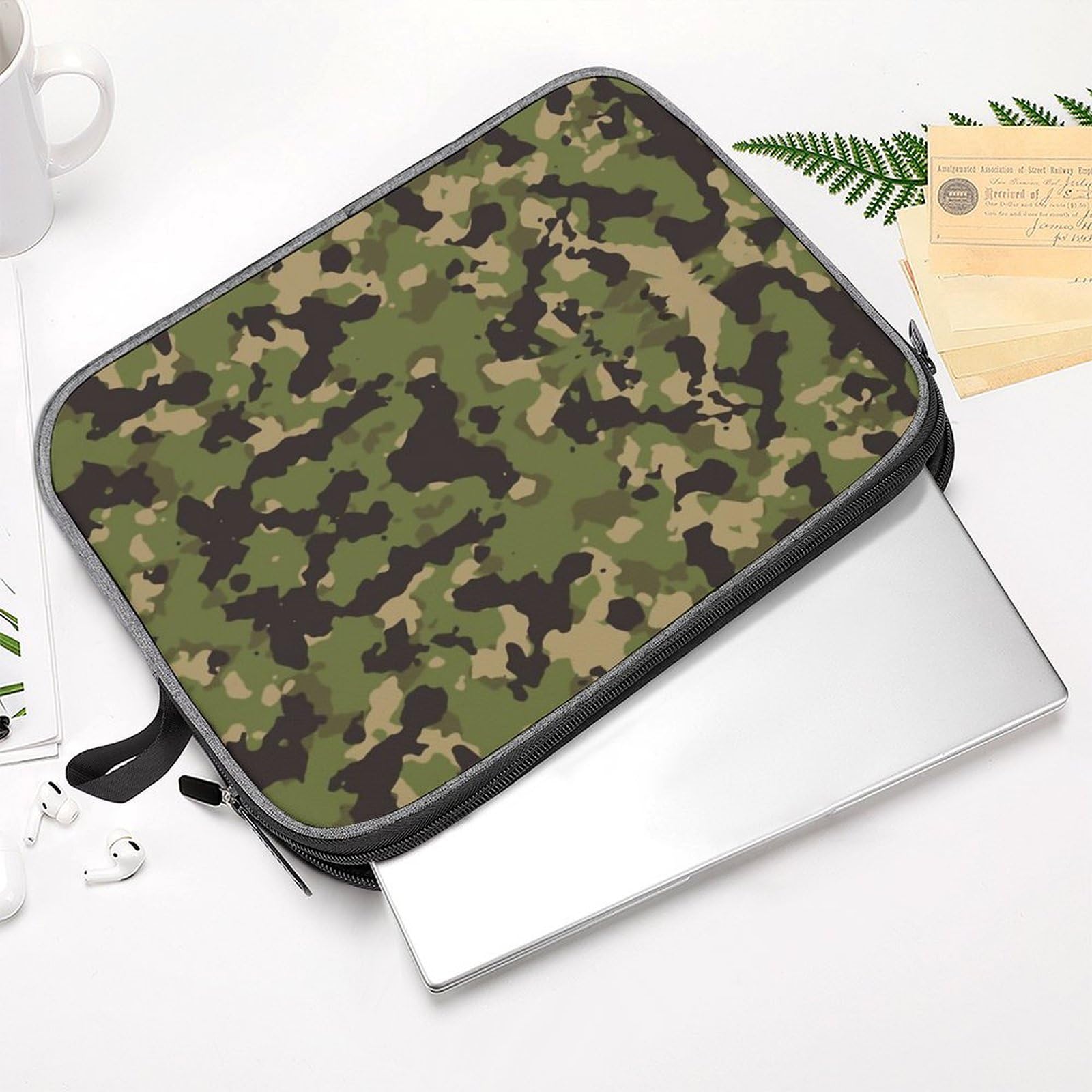 Amazon.co.jp: PCインナーバッグ 迷彩柄 カモフラ柄 パソコンケース